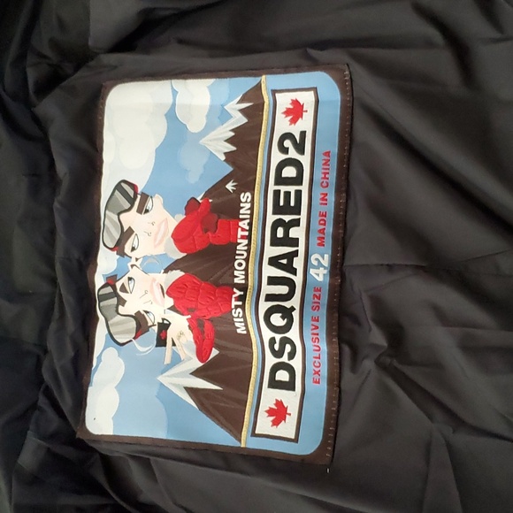 DSquared2 Black Down Puffer Bracelet Length Sleeves - Picture 8 of 12